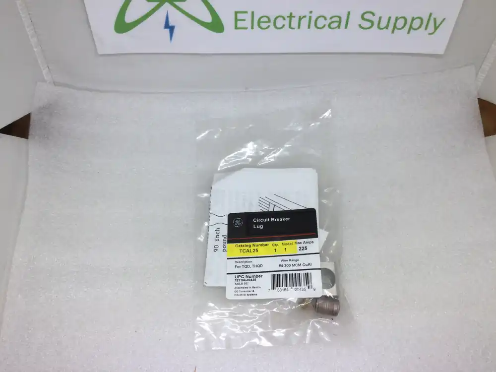 Buy Today GE General Electric TCAL25 Lug Kit Circuit Breaker 100-225 amp