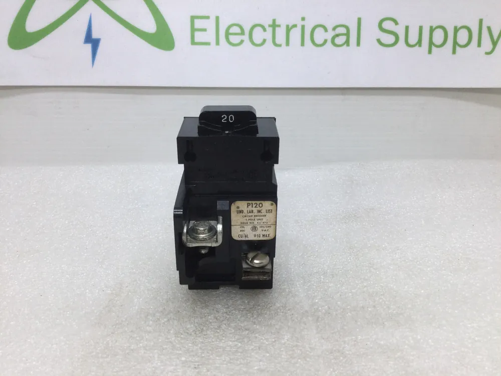 Exclusive ITE Pushmatic/Bulldog P120 20 Amp 1 Pole 120/240V Circuit Breaker