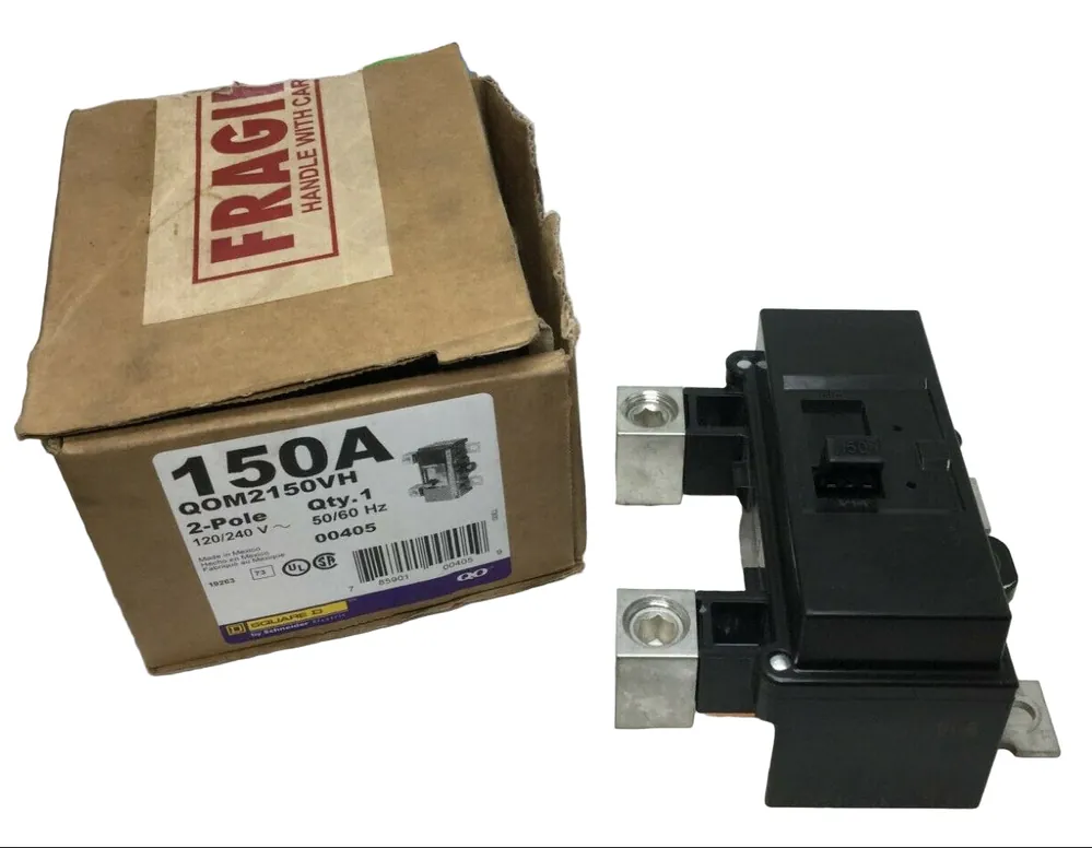 Free Delivery Square D QOM2150VH 150 Amp 2 Pole 120/240V 22kA Main Circuit Breaker