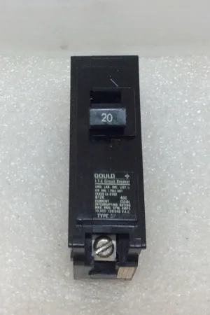 Today Only Siemens/ITE/Gould Q120 20 Amp 1 Pole 120/240V Type QP Circuit Breaker