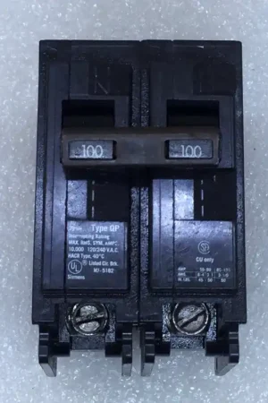 Free Shipping Siemens/ITE/Gould Q2100 100 Amp 2 Pole 120/240V Circuit Breaker