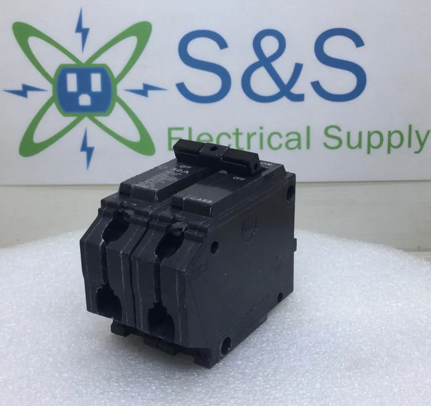 Time-Limited General Electric THQL2130 30 Amp 2 Pole 120/240V Circuit Breaker - Printed Face