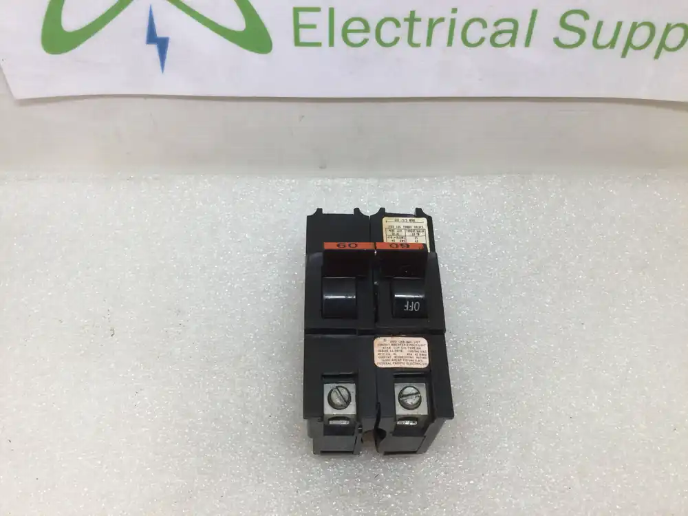 Last Chance FPE Federal Pacific NA260 60 Amp 2 Pole Stab-Lok NA Circuit Breaker -Thick
