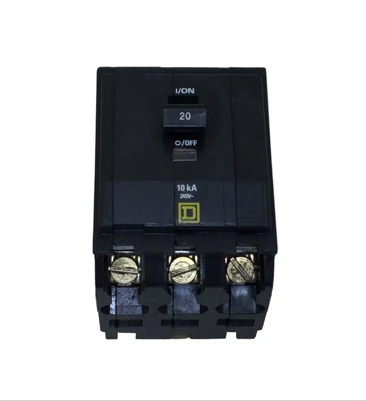Square D QO320 20 Amp 3 Pole 240V Circuit Breaker - Yellow Face Price Cut