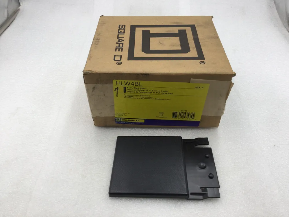 Square D HLW4BL I Line Filler Plate 80034-188-03 Professional Grade
