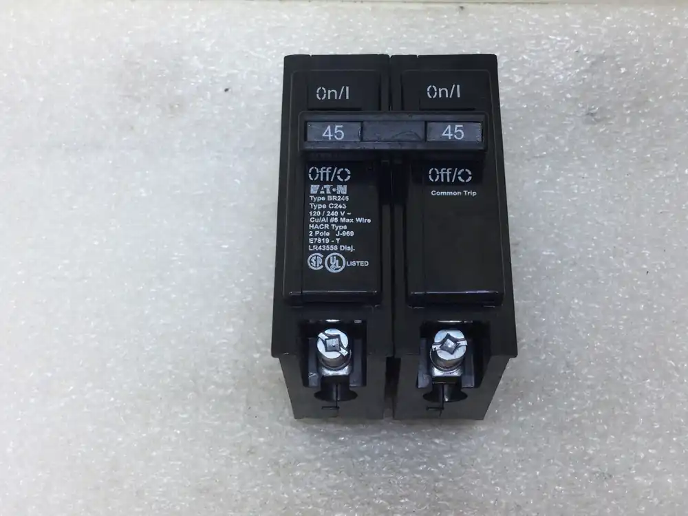 Eaton BR245/C245 45 Amp 2 Pole 120/240V Type BR Circuit Breaker Special Offer
