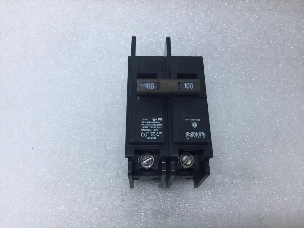 Reduced Price Siemens/ITE/Gould BQ2-B100 100 Amp 2 Pole 120/240V Type BQ Circuit Breaker