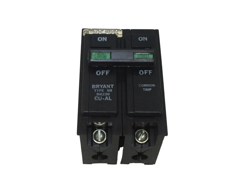 Bryant BR230 30 Amp 2 Pole 120/240V Type BR Circuit Breaker Top Rated