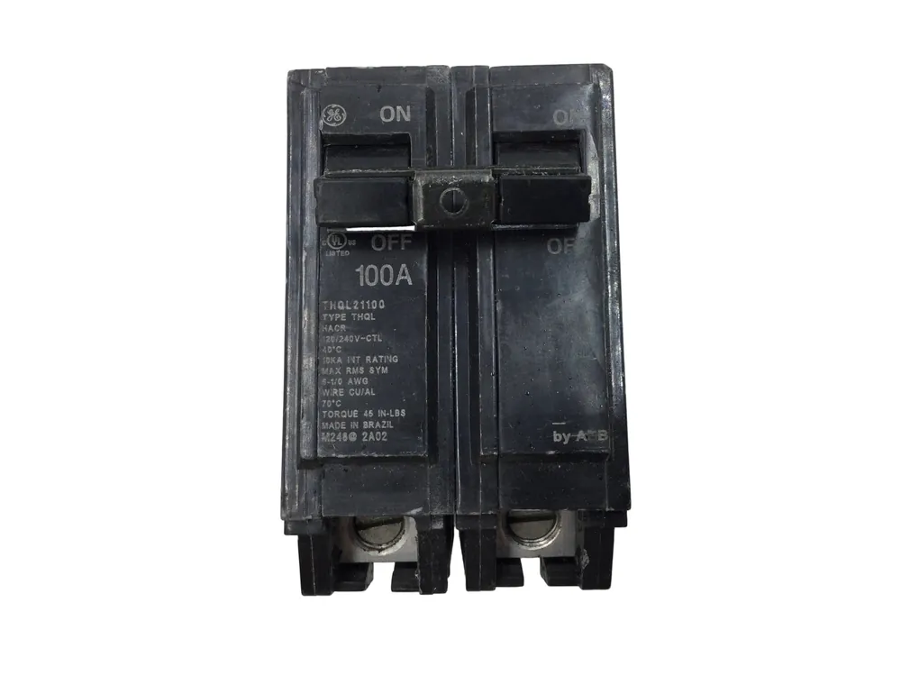 GE/General Electric THQL21100 100 Amp 2 Pole 120/240V Circuit Breaker Price Drop