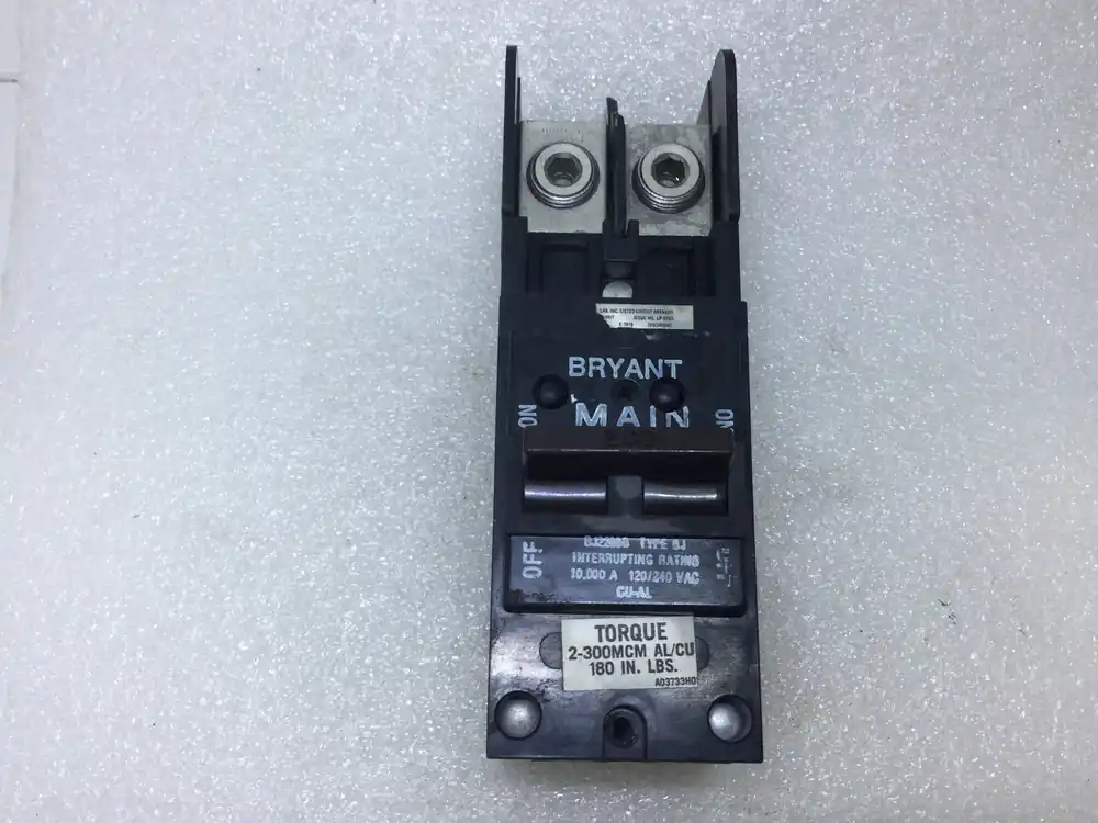Low Price Bryant BJ2200B 200 Amp 2 Pole 120/240V Circuit Breaker