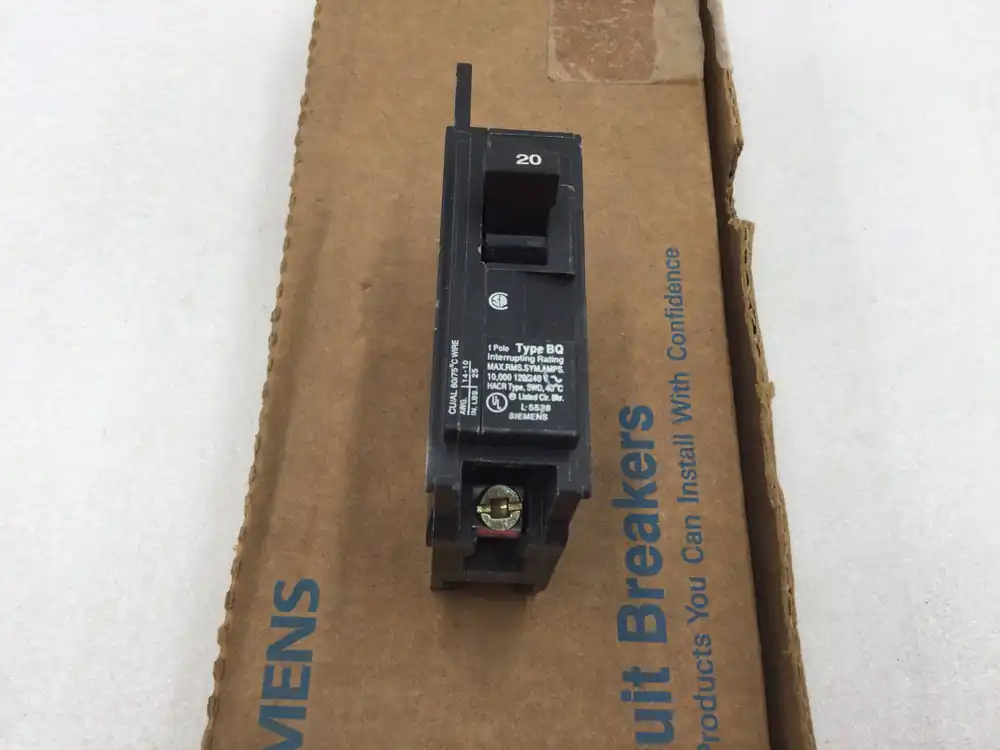 Reduced Price ITE BQ1-B020 20 Amp 1 Pole 120/240V Type BQ Circuit Breaker BQ1B020