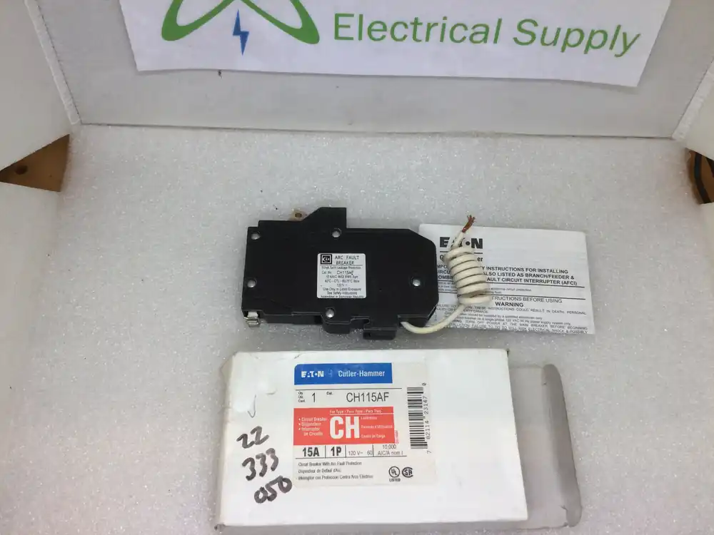 Cutler-Hammer CH115AF 15 Amp 1 Pole 120V Arc Fault Circuit Breaker Factory Price