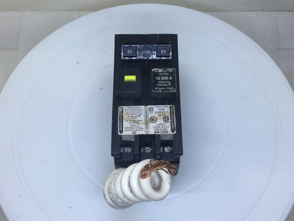 Square D HOM250GFI 50 Amp 2 Pole 120/240V GFI Circuit Breaker Place Order