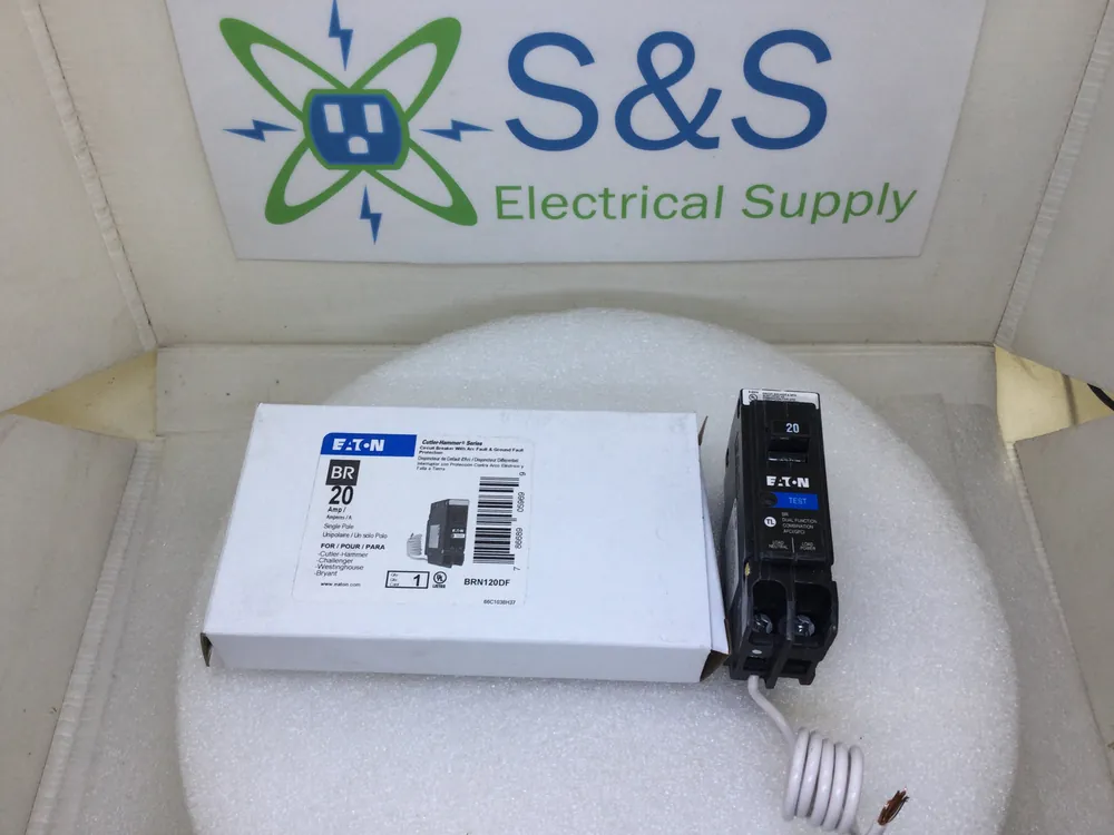 Eaton/Cutler Hammer BRN120DF 20 Amp 2 Pole 120V Circuit Breaker Get Yours