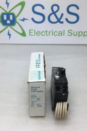 Grab Now ITE/Siemens/Gould QF120 20 Amp 1 Pole 120V Type QPF Ground Fault Circuit Breaker