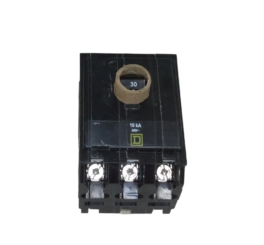 Sale Square D QOB330 30 Amp 3 Pole 240V Circuit Breaker - Yellow Face