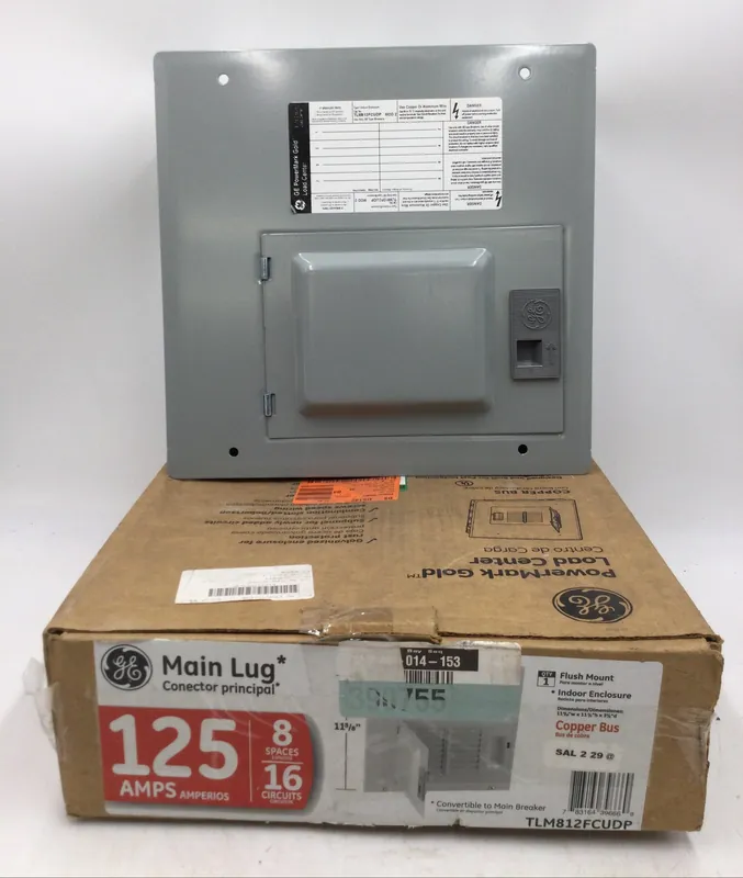 GE TLM812FCUDP 125 Amp 16 Space 120/240V Main Lug Load Center Weekend Sale