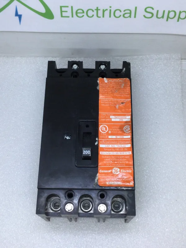 High Quality General Electric TMQD32200 3 Pole 200 Amp 240v TMQD Circuit Breaker