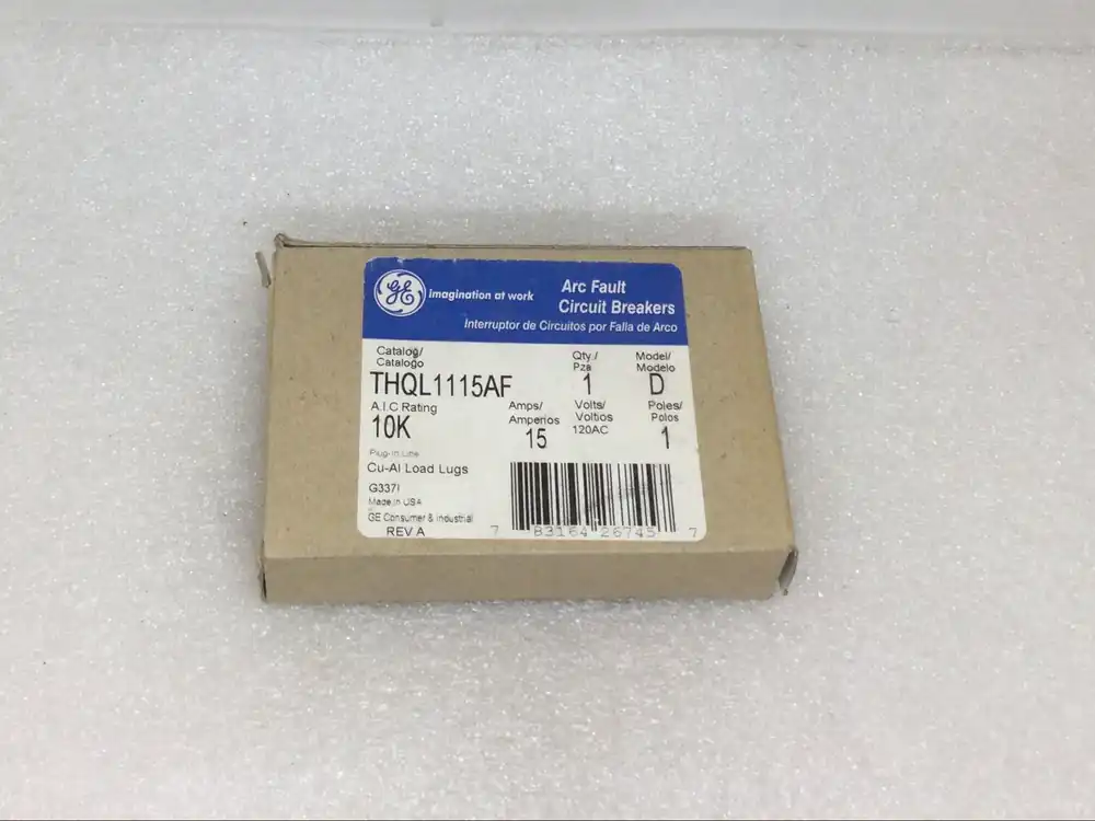 GE THQL1115AF 15 Amp 1 Pole 120V Combination AFCI Circuit Breaker Professional Grade
