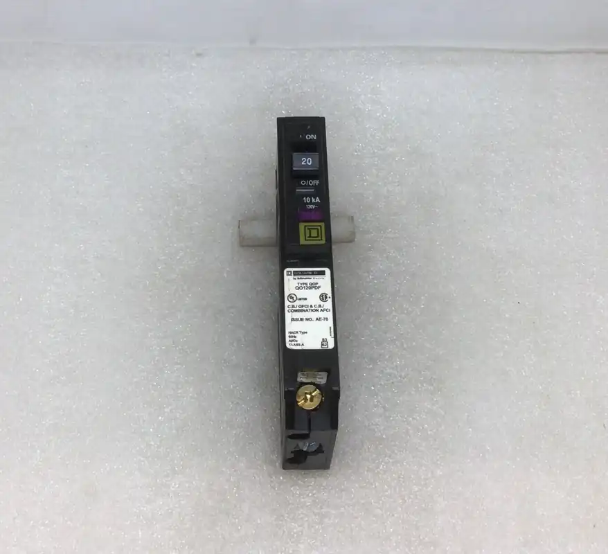Price Drop Square D QO120PDF 20 Amp 1 Pole 120V Plug on Neutral Style Circuit Breaker