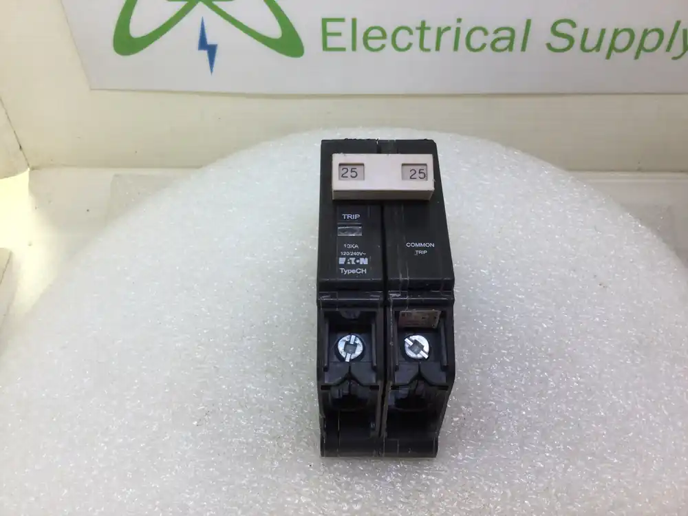 Grab Now Eaton/Cutler Hammer CHF225 25 Amp 2 Pole 120/240V Circuit Breaker