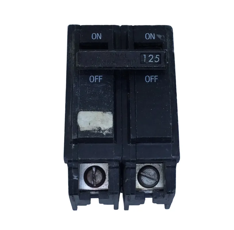 Last Chance GE THQL21125 125 Amp 2 Pole 120/240V Type THQL Circuit Breaker - Old Style