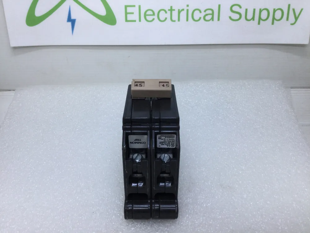 Buy Today Eaton/Cutler Hammer CH245 45 Amp 2 Pole 120/240V Circuit Breaker - Plastic Foot