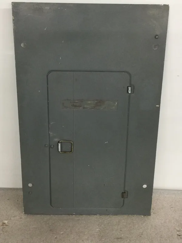 Final Sale FPE Federal Pacific LX112-24 125 Amp 120/240v 1 Phase 3 Wire 24 Space Stab-Lok Load Center Front Cover Only With Main 18" x 11.5"