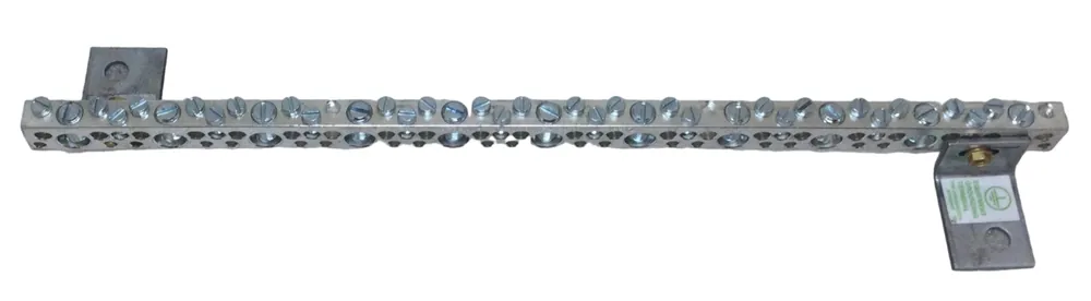 Limited Offer Cutler Hammer 5158C05/6572C74 43 Position Neutral Grounding Bar 12 3/4" x 1 3/4"