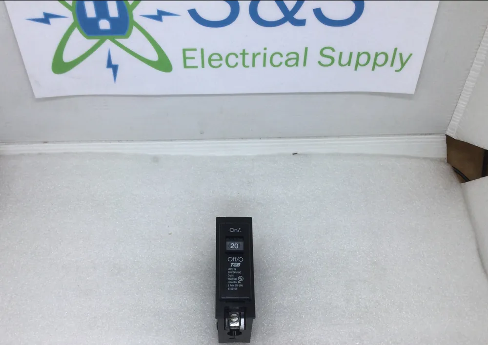 Thomas & Betts TB120TB 20 Amp 1 Pole 120/240V Type TB Circuit Breaker While Supplies Last