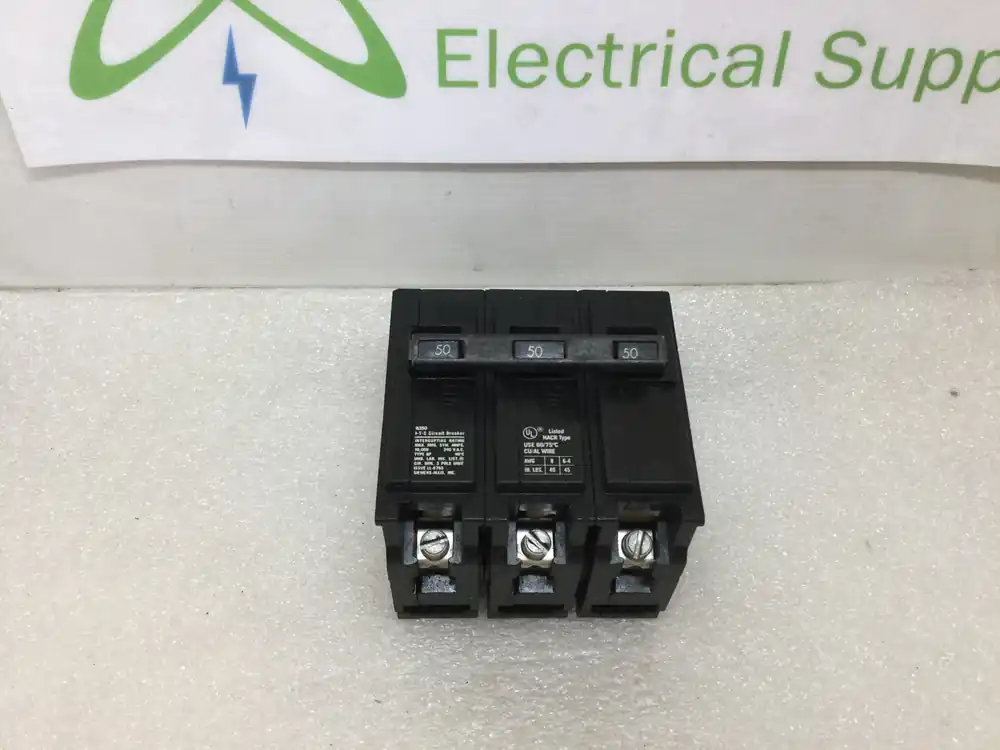 Affordable Siemens/ITE/Gould Q350 50 Amp 3 Pole 240V Circuit Breaker