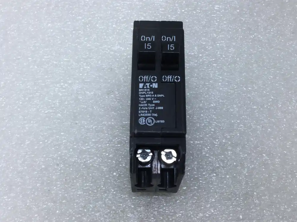Eaton BR1515/DNPL1515 15 Amp 2 Pole 120/240V Circuit Breaker Secure Checkout