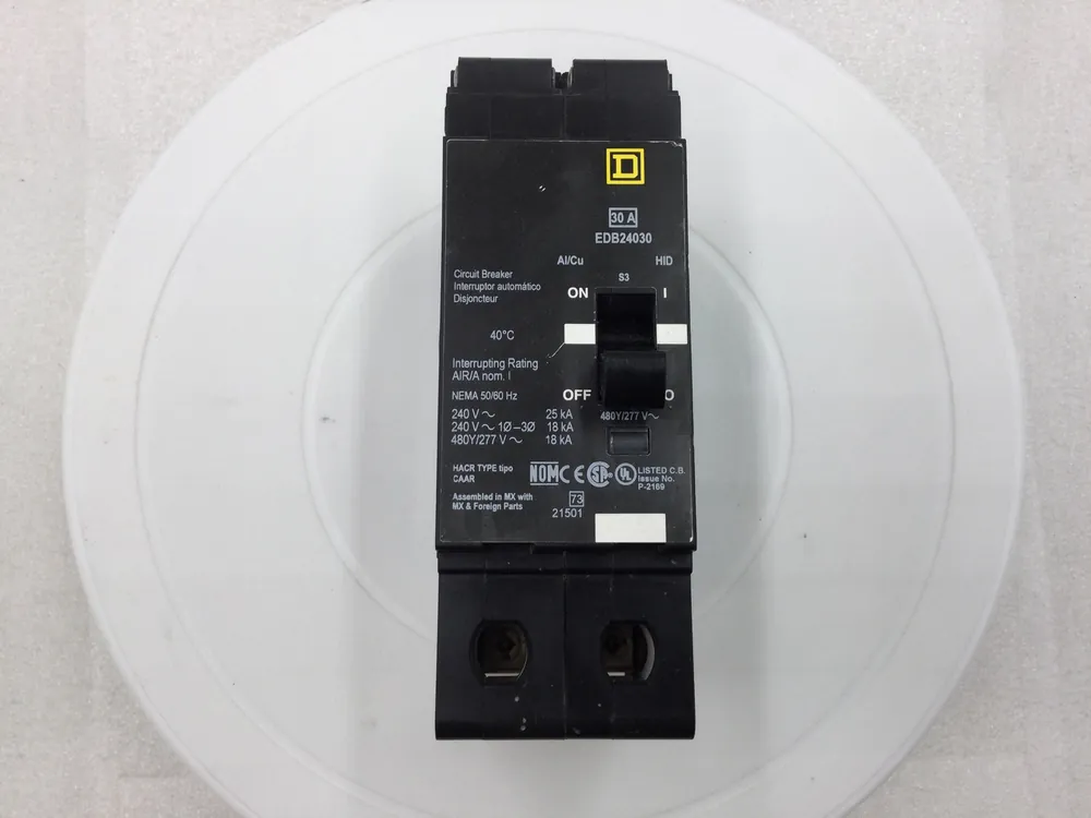 Instant Buy Square D EDB24030 30 Amp 2 Pole 480V Circuit Breaker - Cosmetic Flaw