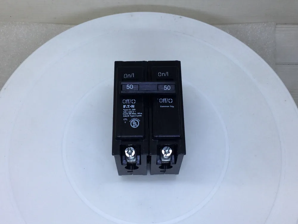 Reduced Price Eaton/Cutler Hammer CL250 50 Amp 2 Pole 120/240V Type CL Circuit Breaker