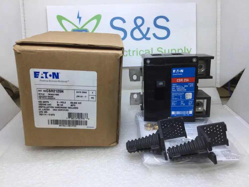 Best Price Cutler Hammer CSR2125N 125 Amp 2 Pole 240V 25K Circuit Breaker