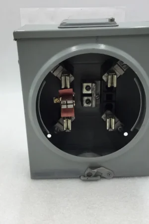 Same Day Shipping Durham T7102B 100 Amp Meter Socket Single Phase 600 VAC 8" X 9.5"