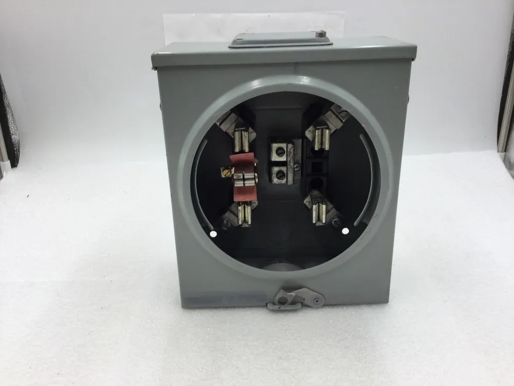 Same Day Shipping Durham T7102B 100 Amp Meter Socket Single Phase 600 VAC 8" X 9.5"
