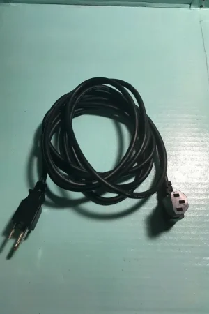 10-Foot Power Cord For Pc Computer Or Monitor, 5-15p To C-13 Right Angle, 18awg Holiday Sale