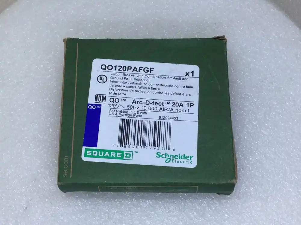 Square D QO120PAFGF 20 Amp 1 Pole 120V AFCI Circuit Breaker Wholesale