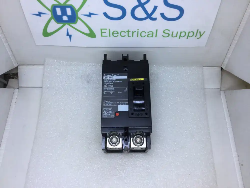 Square D QBL22200 200 Amp 2 Pole 240V PowerPacT Circuit Breaker Latest