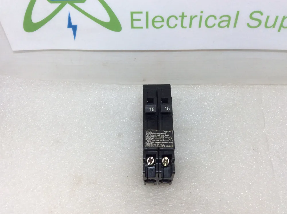 Last Chance Siemens Q1515NC 15 Amp 1 Pole 120/240V Tandem Circuit Breaker