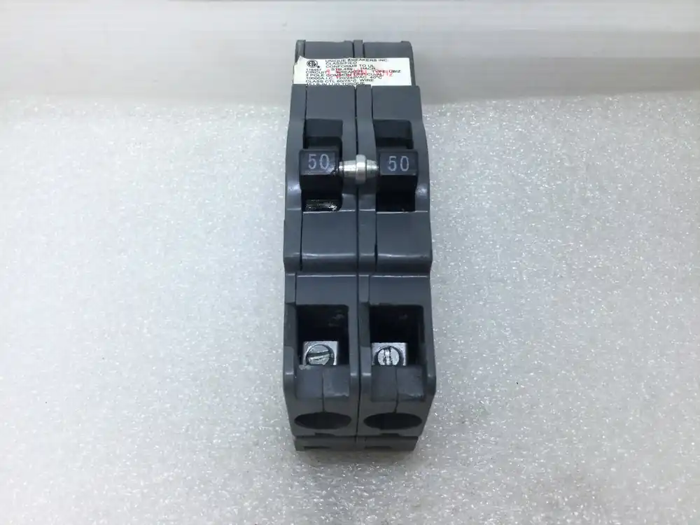 Connecticut Electric/UB Inc UBIZ-250 50 Amp 2 Pole 120/240V Circuit Breaker Weekend Sale