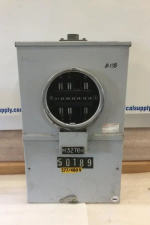 Last Chance Brooks Utility 602U3040C10-127 30A 600V CT Meter Enclosure Nema3R Ring Type