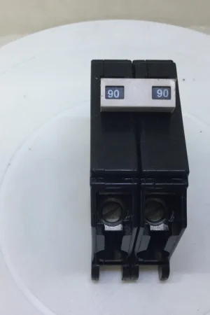 Handmade Cutler Hammer CH290 90 Amp 2 Pole Plastic Foot Type CH3 Circuit Breaker