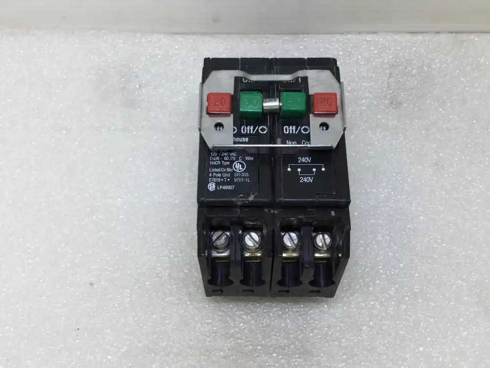 Westinghouse BQ220230 20A-30A Quad BRD Circuit Breaker Fresh Stock