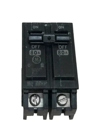 General Electric THQL2180 80 Amp 2 Pole 120/240V Type THQL Circuit Breaker Budget