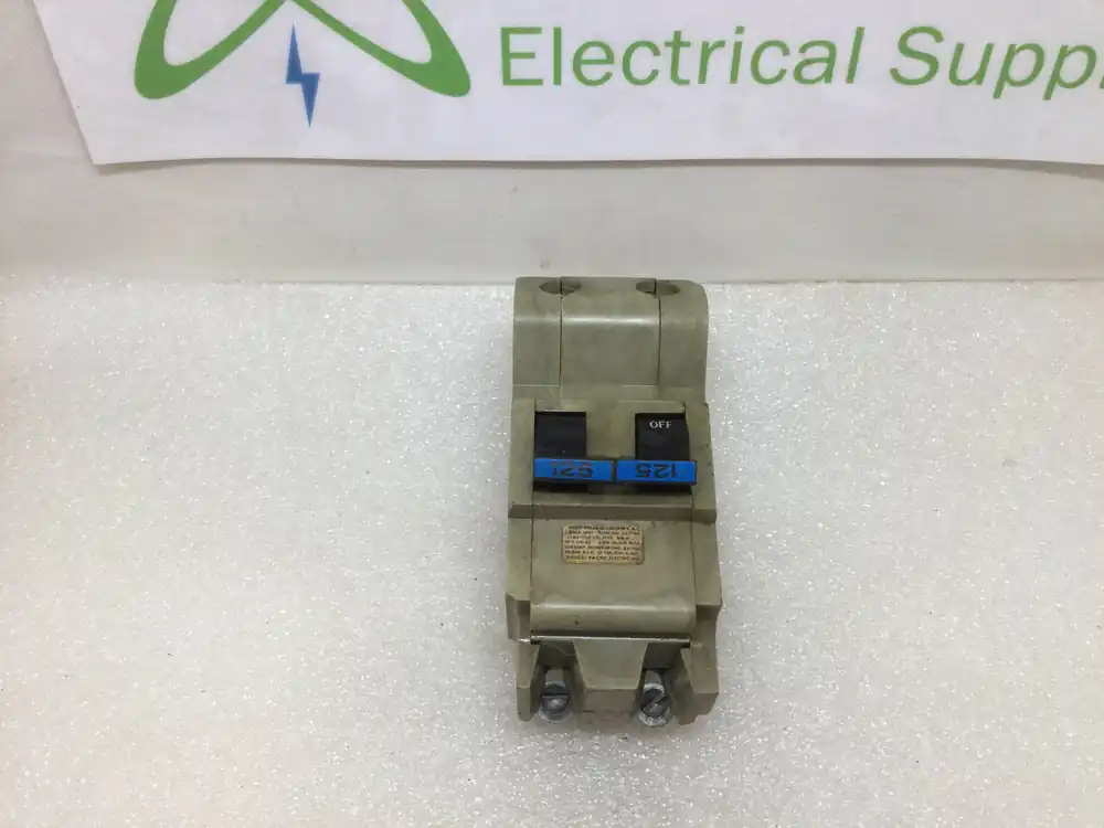 Original FPE Federal Pacific NBH2125 125 Amp 2-Pole 22Kaic Bolt-On Circuit Breaker NB125H