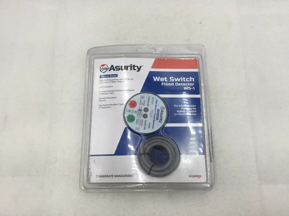 No Minimum Order DiversiTech Asurity WS-1 24 VAC 1.5 Watts Wet Switch Flood Detector