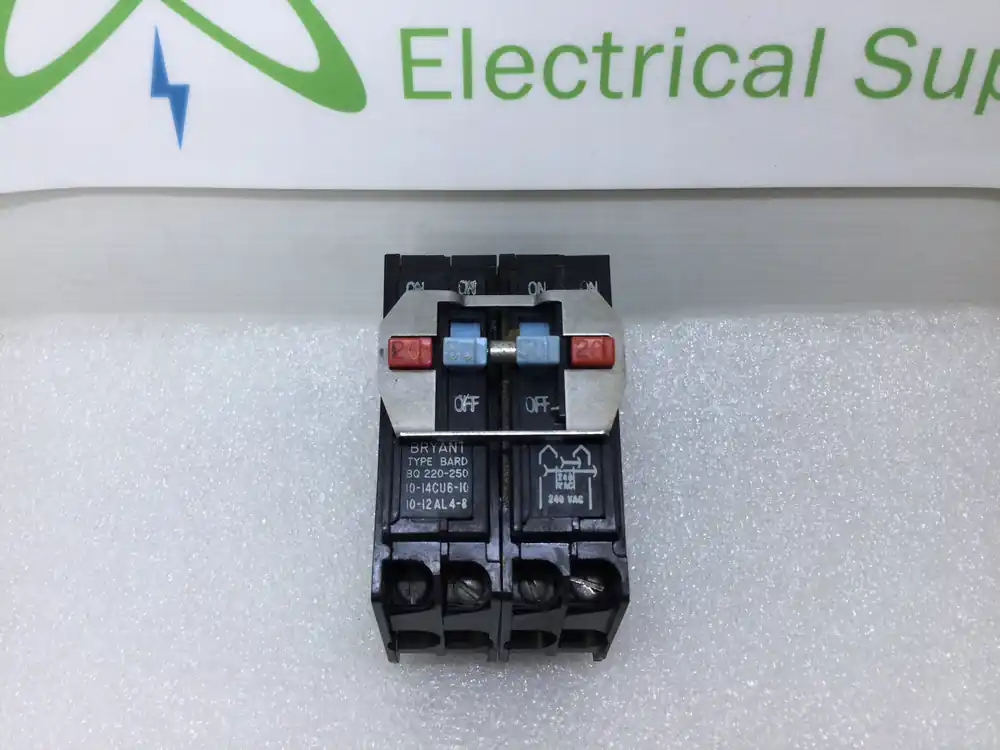 Secure Checkout Bryant BQ220-250 20/50 Amp 120/240v 4 Pole Quad Circuit Breaker