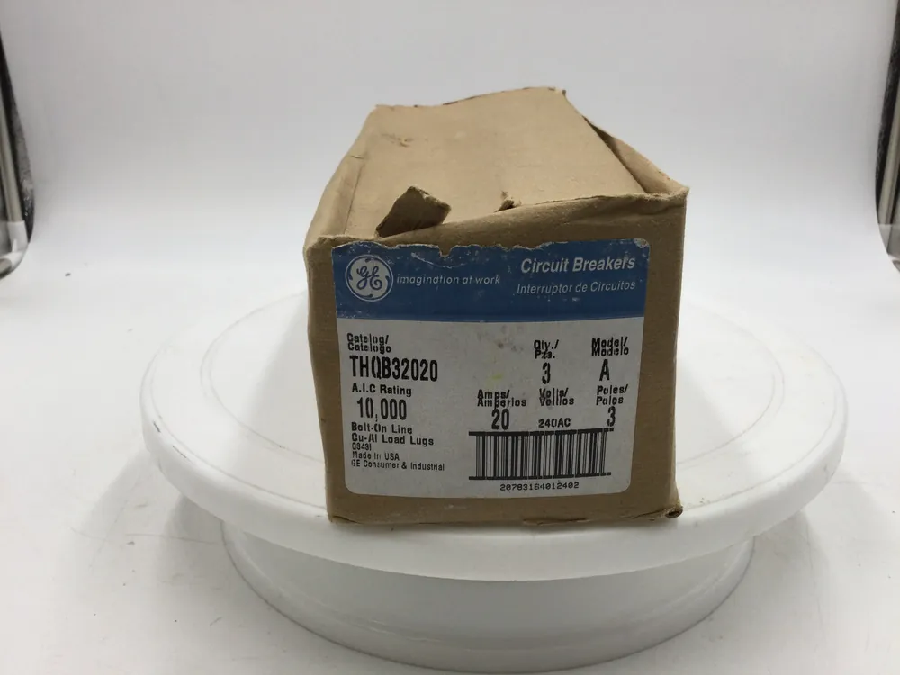 Best Choice GE General Electric THQB32020 20 Amp 3 Pole 240V Bolt On Circuit Breaker